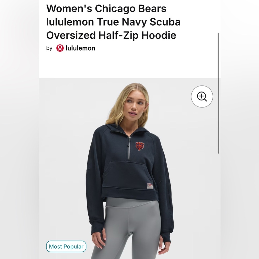 Lululemon Chicago Bears hoodie
